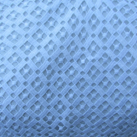 Draper James Lattice Double Bell Blouse Sz8 xD200 - Picture 5 of 7